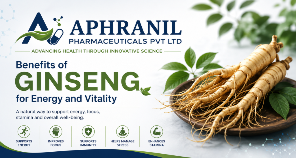 Benefits of Ginseng for Energy and Vitality | Aphranil Pharmaceuticals